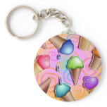Keychains - Pop Art Ice Cream Cones