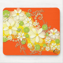 KeyLime Garland Mousepad by andreacreations KeyLime Garland Mousepad