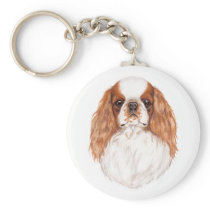 Keyring: Blen Toy ( king charles) spaniel Key Chain