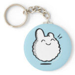 Keyring - Chaffy on blue Key Chains