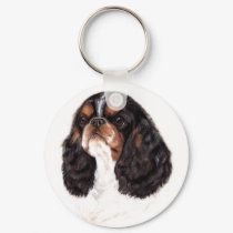 Keyring : English Toy ( king charles) spaniel keychains