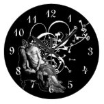 Keys And Fairy Wings Wall Clock