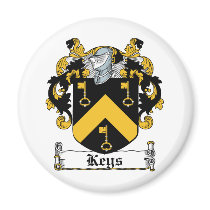 Keys Family Crest magnets
