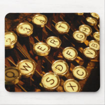 Keys on a type writer mousepads