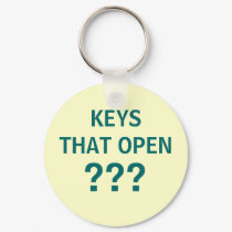KEYS THAT OPEN ??? - keychain for useless keys by Horseshoes3 KEYS THAT OPEN ??? - keychain for useless keys