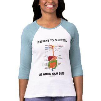 Keys To Success Lie Within Your Guts (Digestive) shirt
