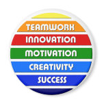 Keys To Success Fridge Magnets