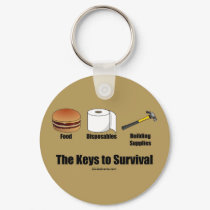 Keys to Survival Keychain by SGDustSettles Keys to Survival Keychain