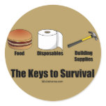 Keys to Survival Sticker