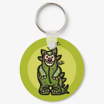 keys to the brontosaurus. keychains