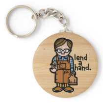 keys to the woodshop. keychains