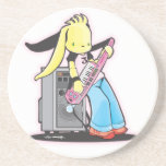 Keytar Bunny Coaster