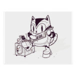 Keytar car post cards