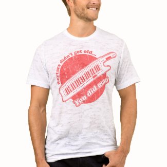 Keytars didn't get old...you did man shirt