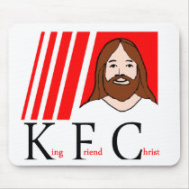 KFC CHRIST TEE mousepads