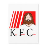 KFC CHRIST TEE postcards