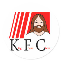 KFC CHRIST TEE STICKER