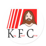 KFC CHRIST TEE stickers