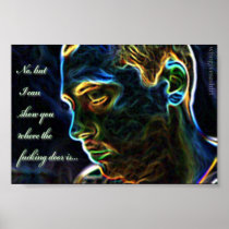 kfc door poster