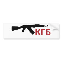 **KGB** bumper stickers