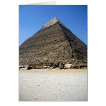 khafre pyramid greeting cards