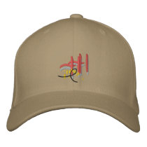 Khaki Baseball Cap embroidered hats