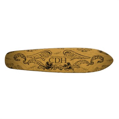 Khaki CDH Wings Skateboard by cherubs