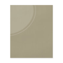 Khaki Green Mod circle Personalized Flyer