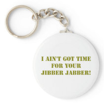 Khaki Jibber Jabber Keychain