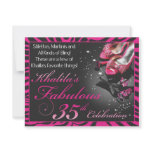 Khalila's Fab 35th Invitation