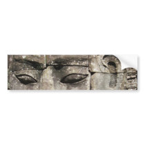 Khmer Stone Face ... Bayon Temple, Cambodia Bumper Stickers