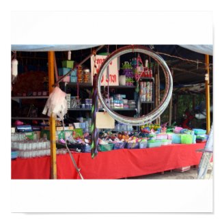 Khon Kaen Market Hula Hoops Posters