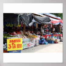 Khon Kaen Market Print