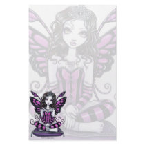 "Khristyn" Gothic Pink Princess Fae Art Stationery