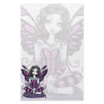 "Khristyn" Gothic Pink Princess Fae Art Stationery