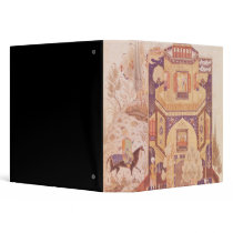 Khusrau in front of the Palace of Shirin Vinyl Binder