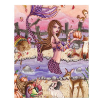 Kiandra - Thanksgiving Mermaid Poster