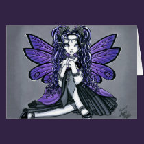 "Kiara" Gothic Butterfly Fairy Princess Card cards