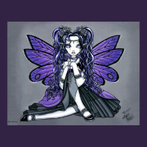 "Kiara" Gothic Butterfly Fairy Princess Poster posters