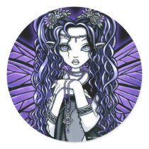 "Kiara" Gothic Butterfly Fairy Princess Stickers