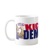Kick Ass Democrat Mug by buttonZup Kick Ass Democrat Mug