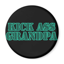 Kick Ass Grandpa magnets by FamilyCares Kick Ass Grandpa magnets
