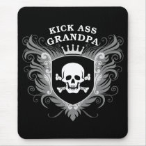 Kick Ass Grandpa mousepads