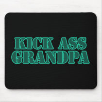 Kick Ass Grandpa Mousepads