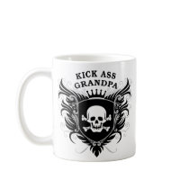Kick Ass Grandpa Coffee Mugs