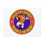 Kick Ass Rugby Trample The Weak Rugby Post Cards