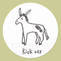 Kick Ass sticker