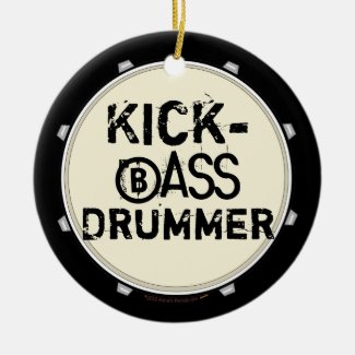 Kick Bass Drummer Funny Bass Drum Ornament