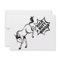 Kick Butt Bingo Personalized Invite