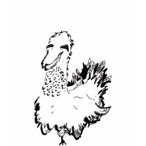 kick chicken in canary yellow t-shirts